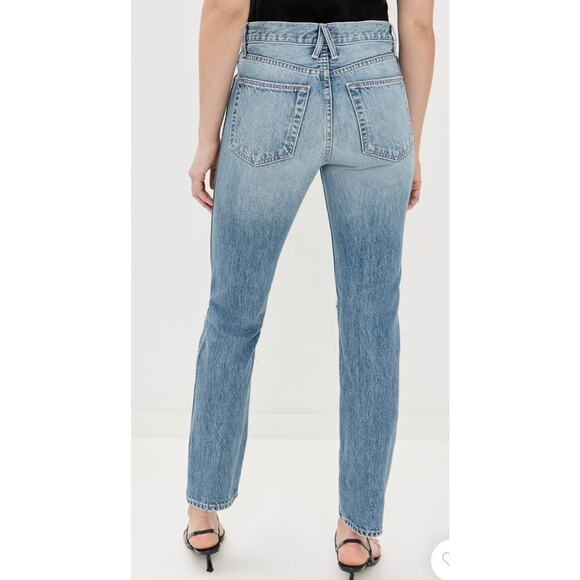 SLVRLAKE Virginia Slim Distressed Jeans in Crossroads Size‎ 29 - Picture 3 of 10